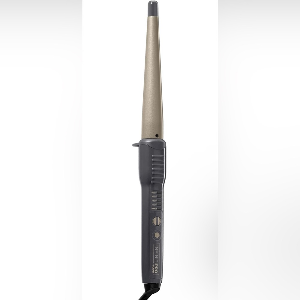 CONAIR INFINITIPRO Tourmaline Ceramic 1-Inch to 1/2-Inch Curling Wand